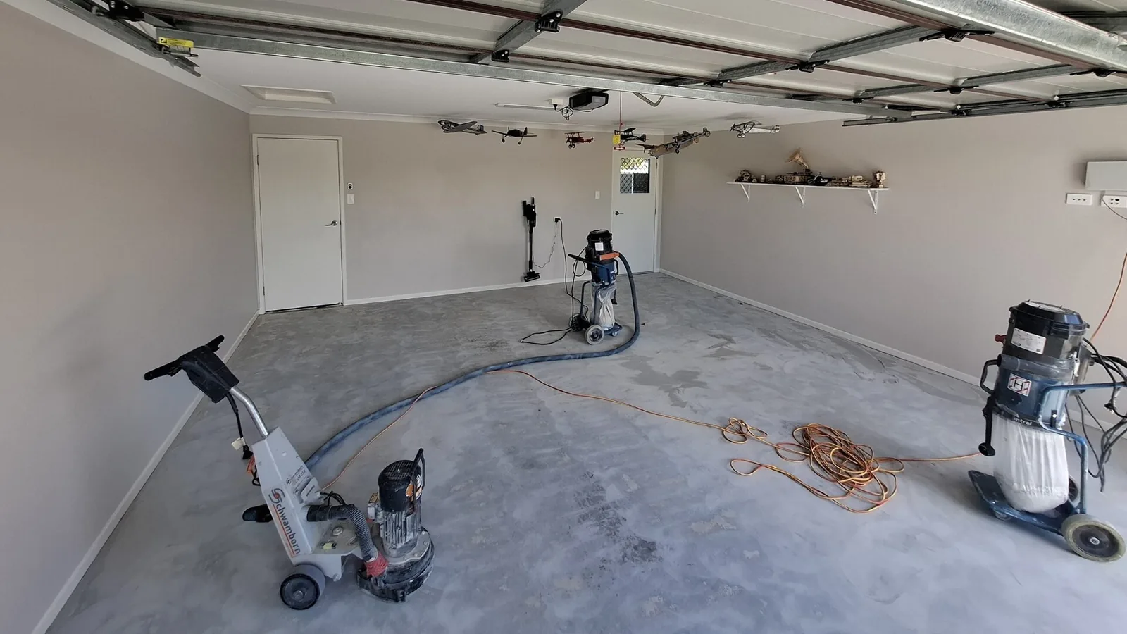 Before — old concrete